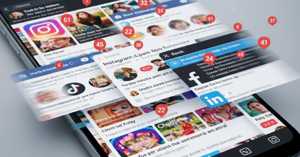 intense competition for attention on social media platforms